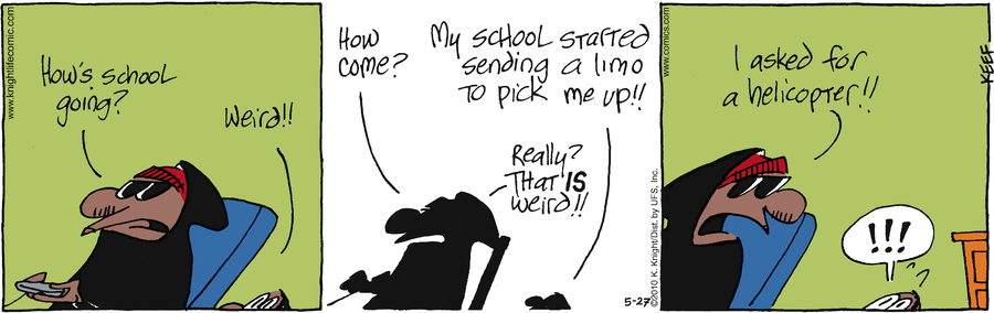 The Knight Life Comic Strip for May 27, 2010 