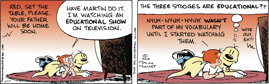 Red and Rover Comic Strip for February 17, 2016 