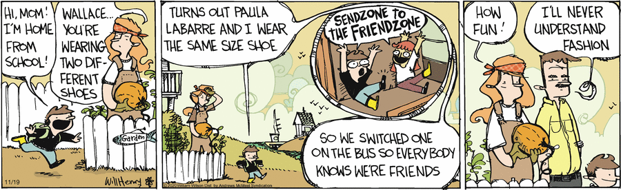 Wallace the Brave Comic Strip for November 19, 2020 