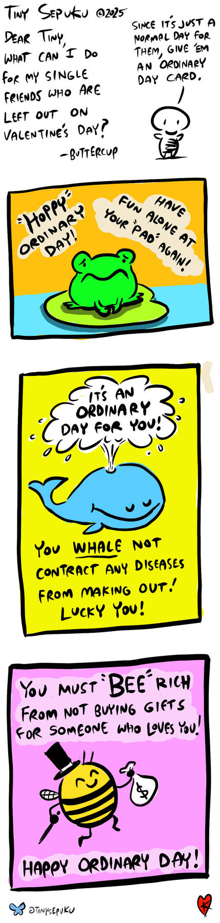 Tiny Sepuku Comic Strip for February 10, 2025 