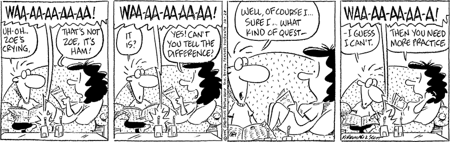 Baby Blues Comic Strip for October 28, 1995 