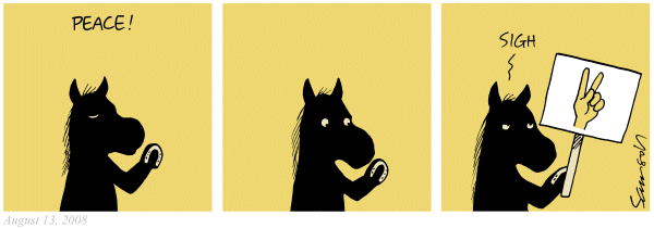 Dark Side of the Horse Comic Strip for September 24, 2011 