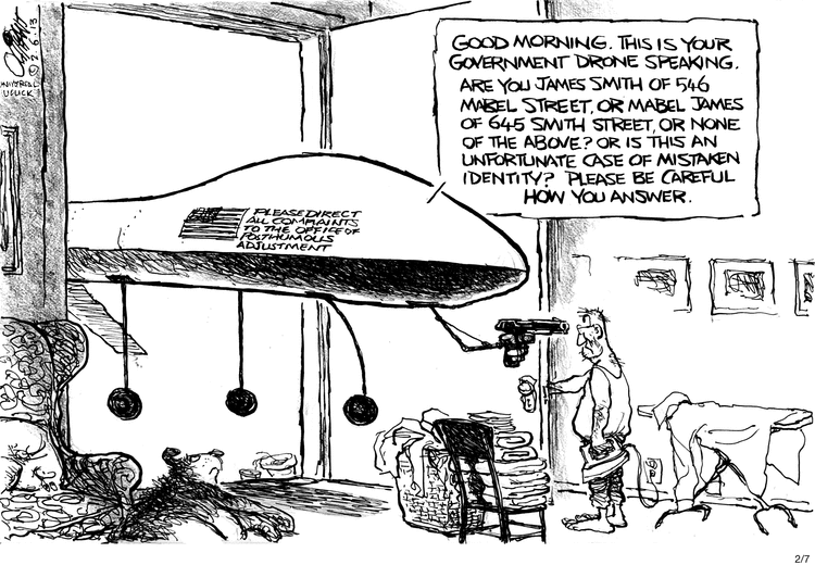 Pat Oliphant Comic Strip for February 07, 2013 