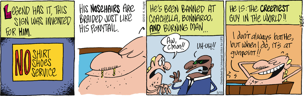 The Knight Life Comic Strip for May 15, 2012 