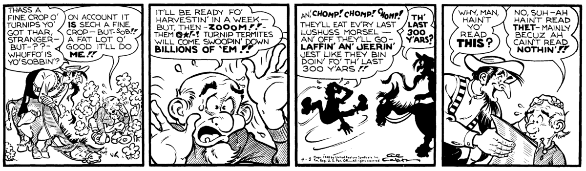 Li'l Abner Comic Strip for December 11, 2020 