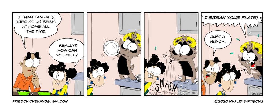 Little Fried Chicken and Sushi Comic Strip for June 01, 2020 