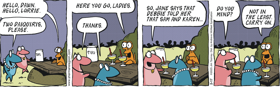 Sherman's Lagoon Comic Strip for February 17, 2025 