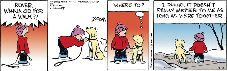Red and Rover Comic Strip for February 18, 2016 
