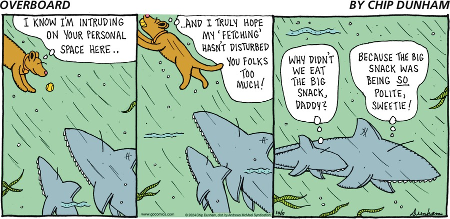 Overboard Comic Strip for October 06, 2024 