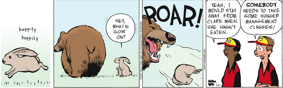 Lucky Cow Comic Strip for March 27, 2007 
