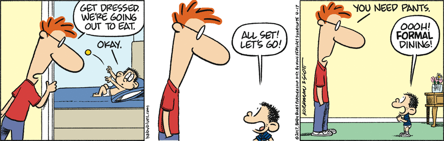 Baby Blues Comic Strip for April 17, 2017 