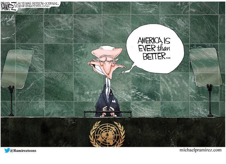 Michael Ramirez Comic Strip for September 22, 2021 