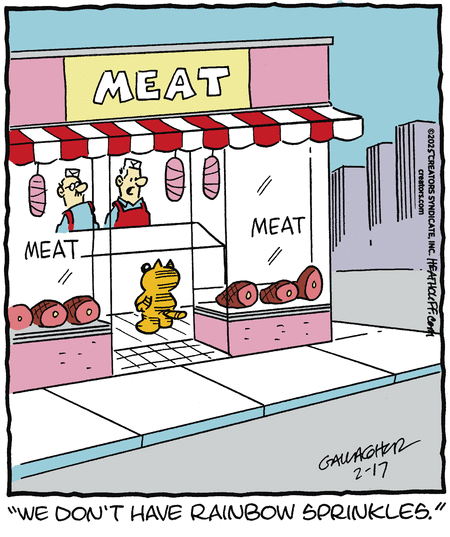 Heathcliff Comic Strip for February 17, 2025 