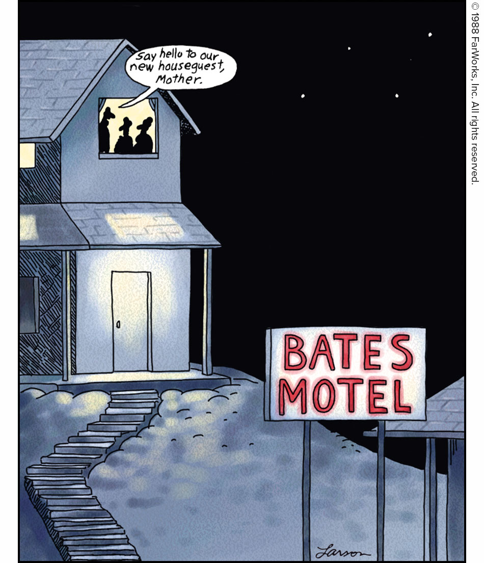 Say hello to our new houseguest, Mother. / BATES MOTEL