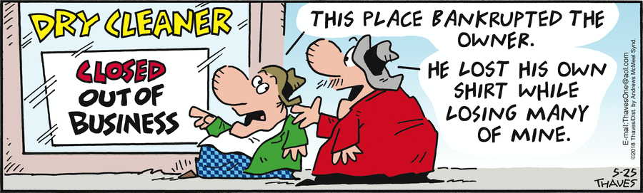 Frank and Ernest Comic Strip for May 25, 2018 