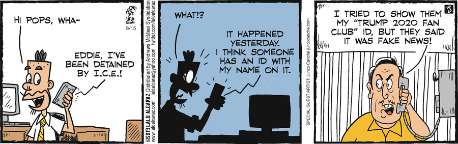 La Cucaracha Comic Strip for August 15, 2019 