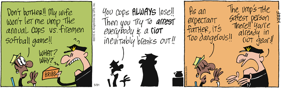 The Knight Life Comic Strip for May 31, 2010 