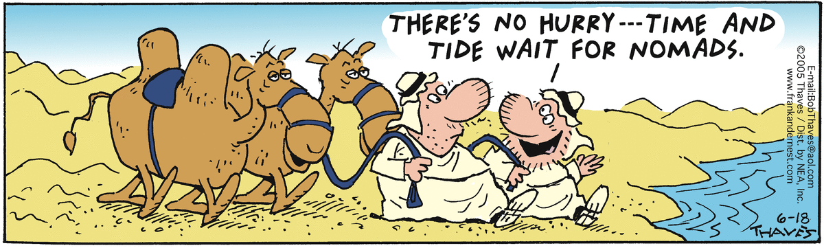 Frank and Ernest Comic Strip for June 18, 2005 