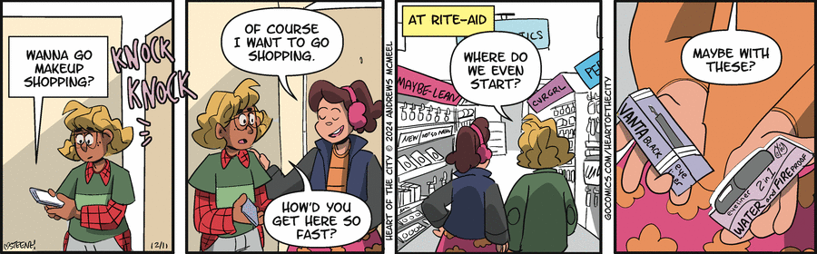 Heart of the City Comic Strip for December 11, 2024 