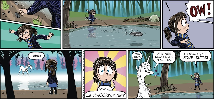 Phoebe and Her Unicorn Comic Strip for April 22, 2012 