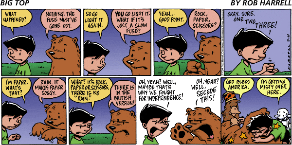 Big Top Comic Strip for July 04, 2004 