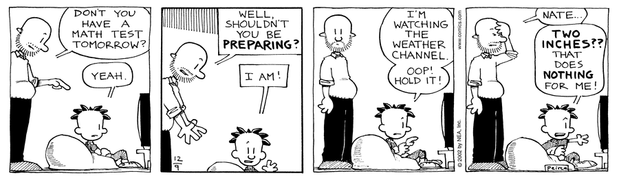 Big Nate Comic Strip for December 09, 2002 