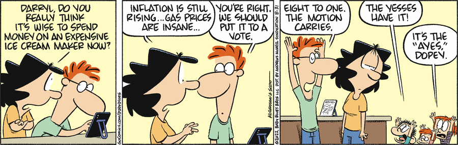 Baby Blues Comic Strip for August 31, 2022 