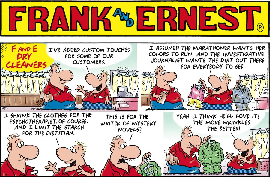 Frank and Ernest Comic Strip for February 07, 2021 