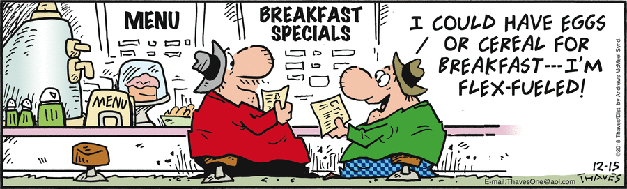 Frank and Ernest Comic Strip for December 15, 2018 
