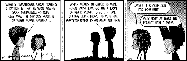 The Boondocks Comic Strip for January 05, 2011 