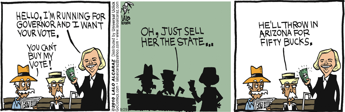 La Cucaracha Comic Strip for September 29, 2010 