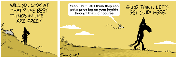 Dark Side of the Horse Comic Strip for September 28, 2010 