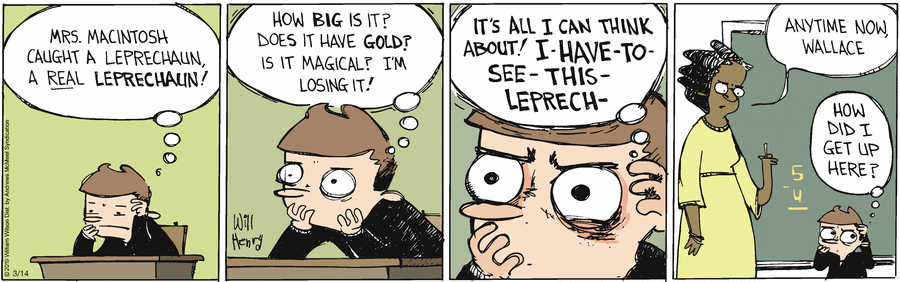 Wallace the Brave Comic Strip for March 14, 2019 