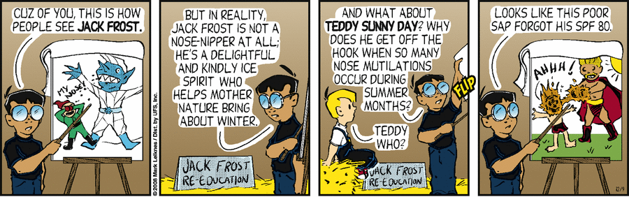Cow and Boy Classics Comic Strip for December 09, 2008 