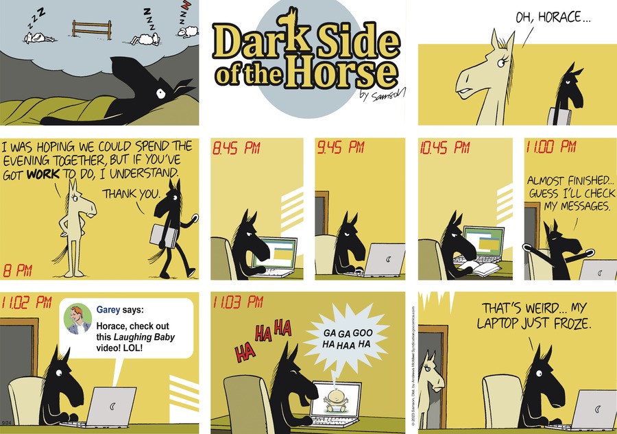 Dark Side of the Horse Comic Strip for September 24, 2023 