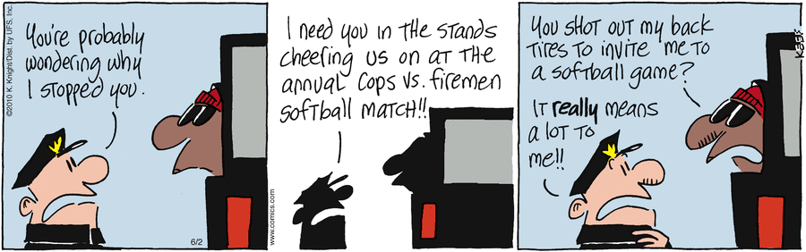 The Knight Life Comic Strip for June 02, 2010 