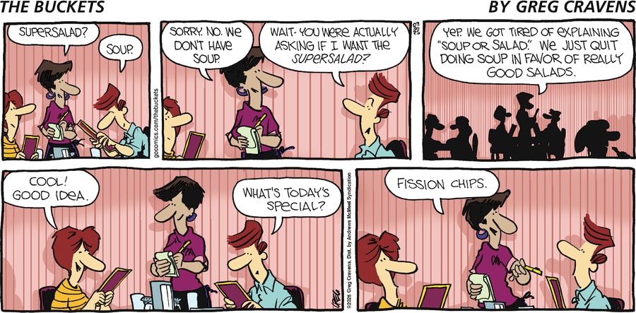 The Buckets by Greg Cravens  on Sun, 30 Mar 2025