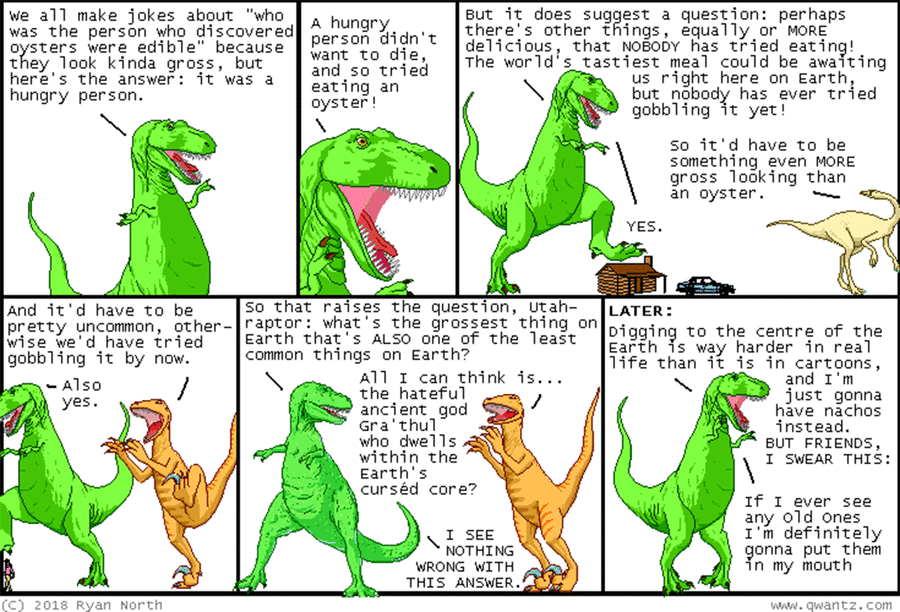 Dinosaur Comics Comic Strip for December 13, 2024 