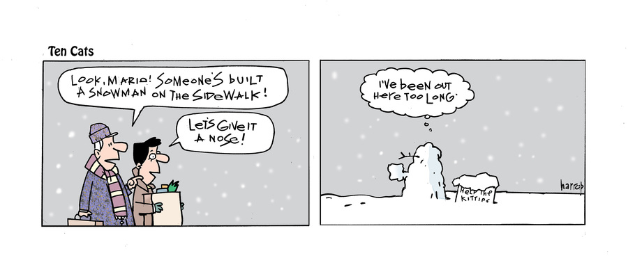 Ten Cats Comic Strip for November 27, 2023 