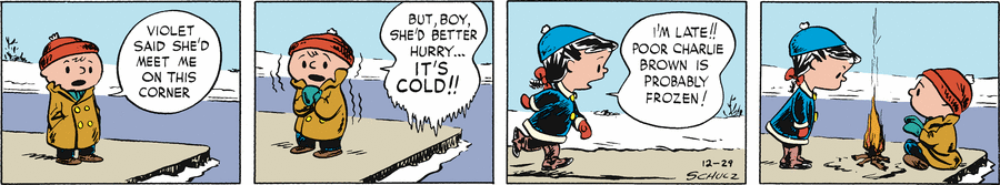Peanuts Begins Comic Strip for December 29, 1951 