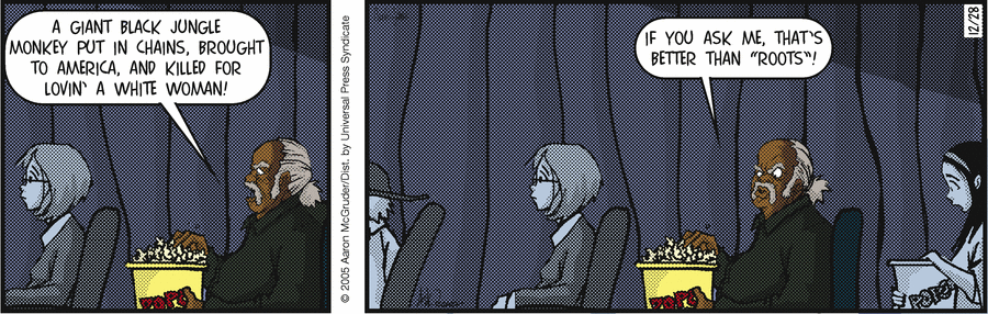 The Boondocks Comic Strip for December 28, 2005 