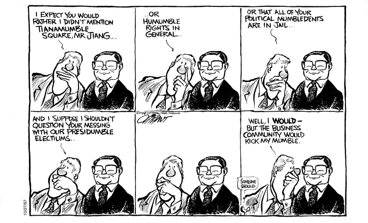 Pat Oliphant Comic Strip for October 27, 1997 
