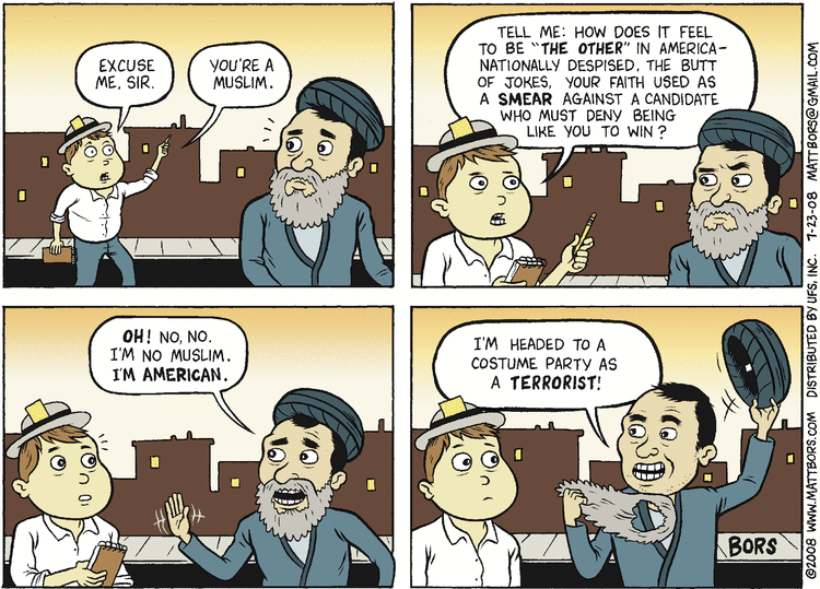 Matt Bors Comic Strip for July 23, 2008 