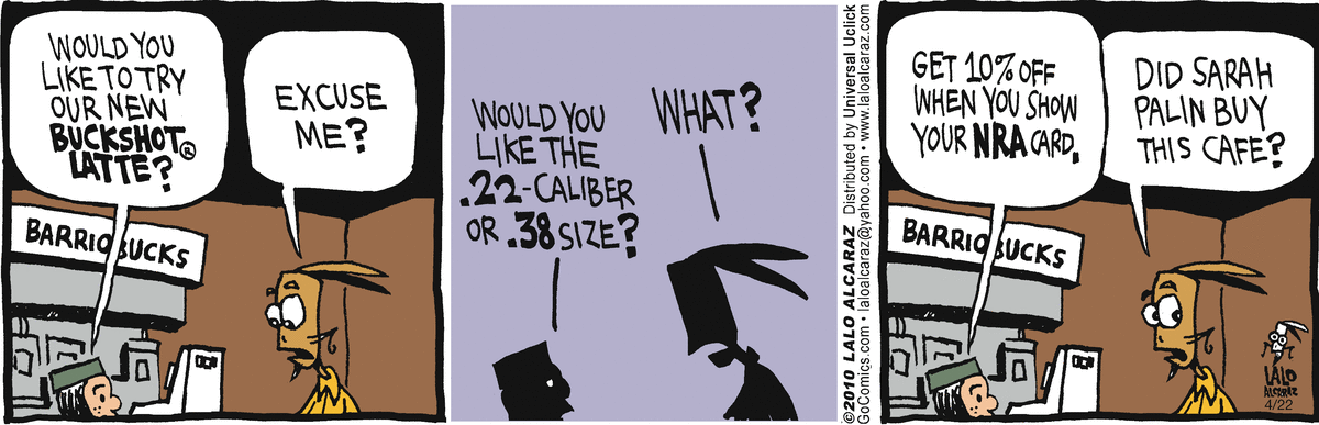 La Cucaracha Comic Strip for April 22, 2010 