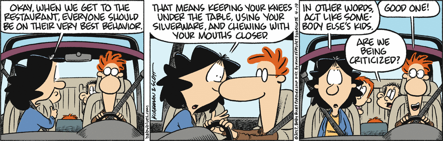 Baby Blues Comic Strip for April 19, 2017 