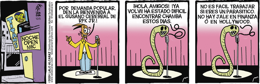 La Cucaracha en Español Comic Strip for December 05, 2024 
