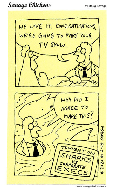 Savage Chickens Comic Strip for February 26, 2024 