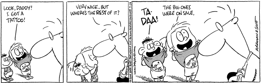 Baby Blues Comic Strip for July 14, 2000 
