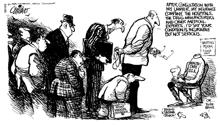 Pat Oliphant Comic Strip for March 31, 1993 
