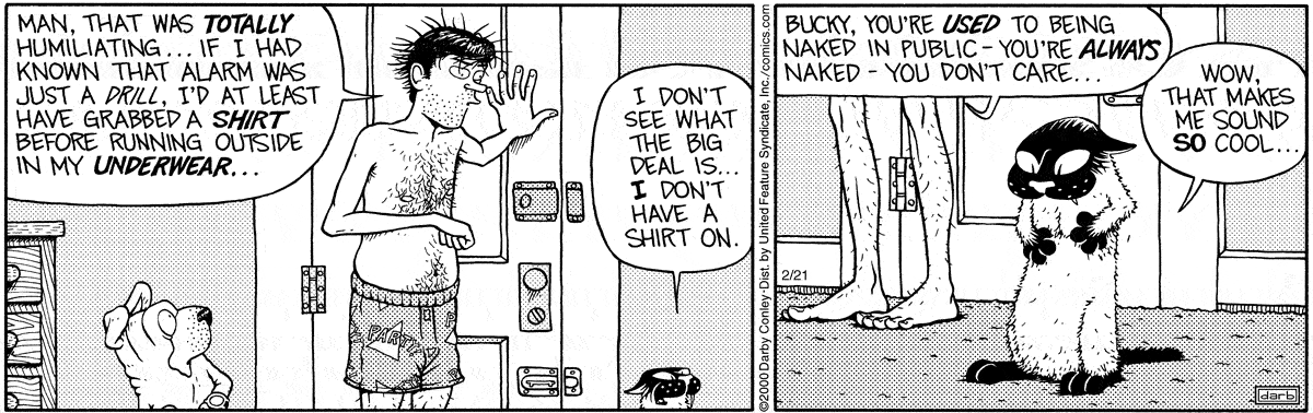 Get Fuzzy Comic Strip for February 21, 2000 